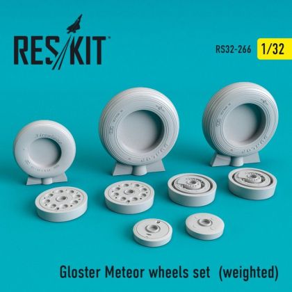 1:32 Gloster Meteor wheels set (weighted)