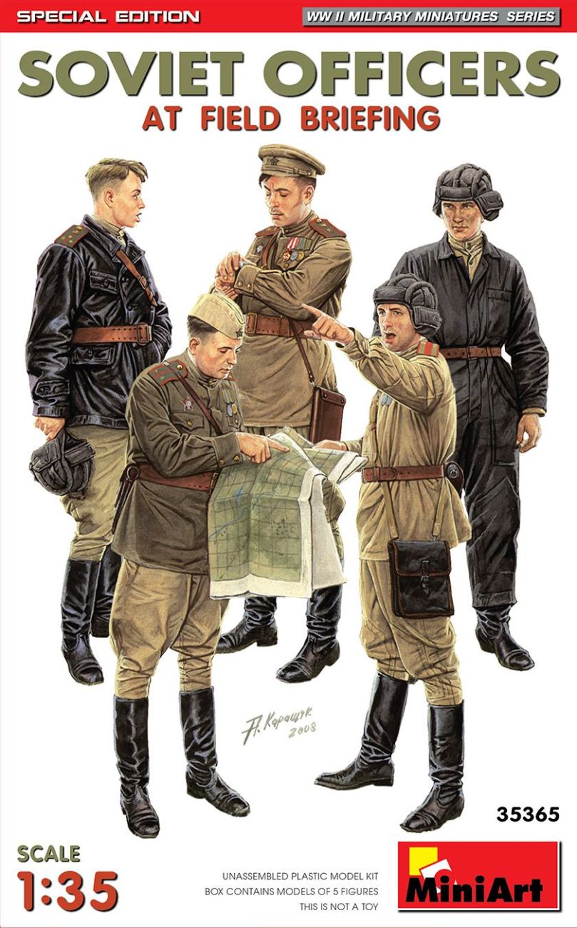 1:35 SOVIET OFFICERS AT FIELD BRIEFING. SPECIAL EDITION