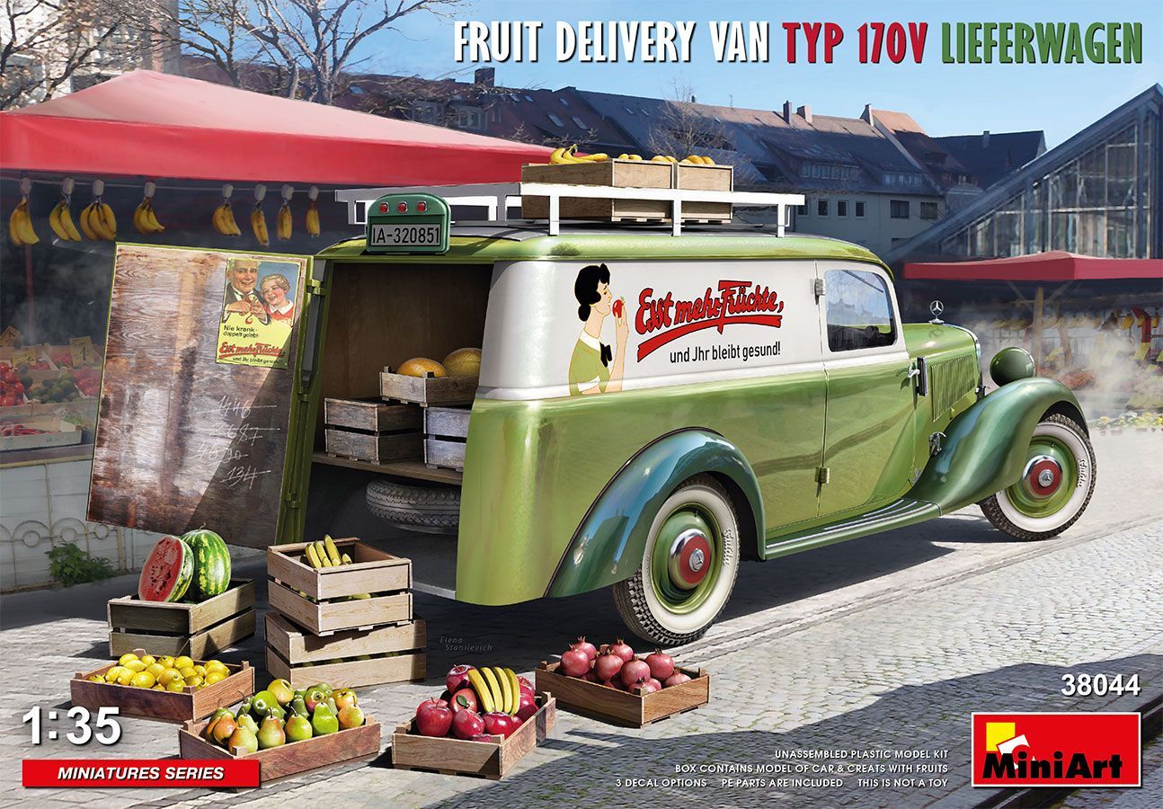 1:35 FRUIT DELIVERY VAN TYP 170V LIEFERWAGEN