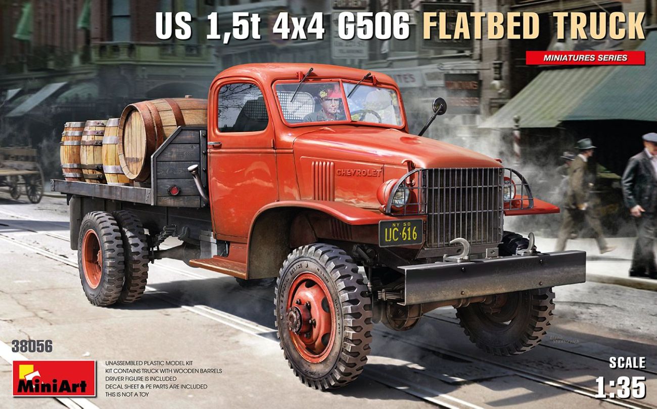 1:35 US 1,5t 4×4 G506 FLATBED TRUCK