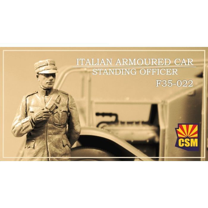 1:35 Italian Armoured Car Standing Officer