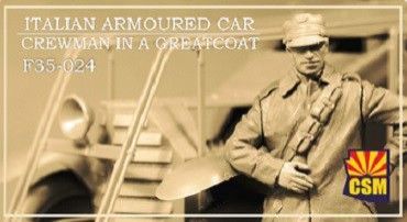 1:35 ITALIAN ARMOURED CAR CREWMAN IN A GREATCOAT