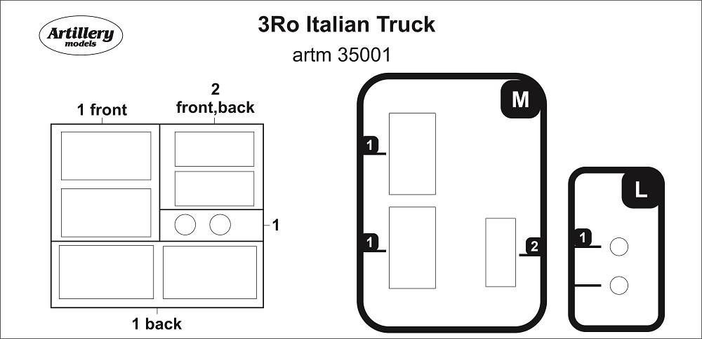 1:35 3RO ITALIAN TRUCK