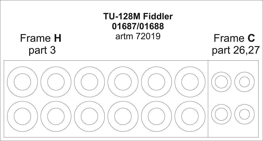1:72 TU 128-M FIDDLER WHEELS