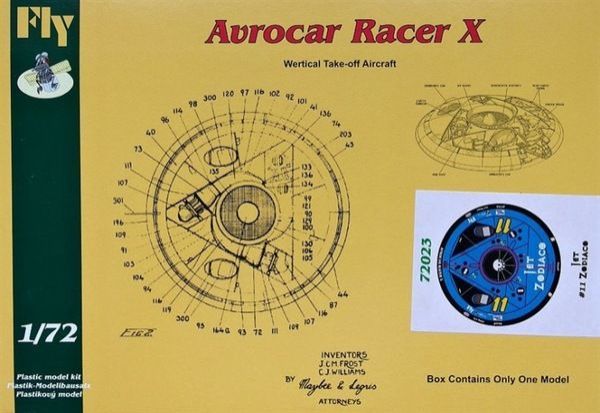 1:72 Avrocar Racer X-Zodiaco
