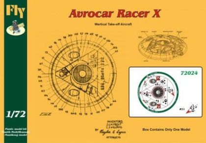 1:72 Avrocar Racer X