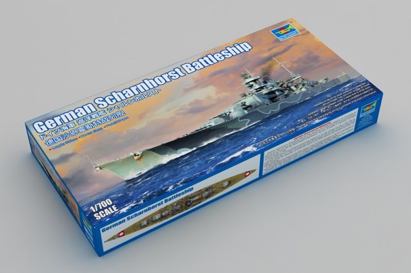 1:700 German Scharnhorst Battleship