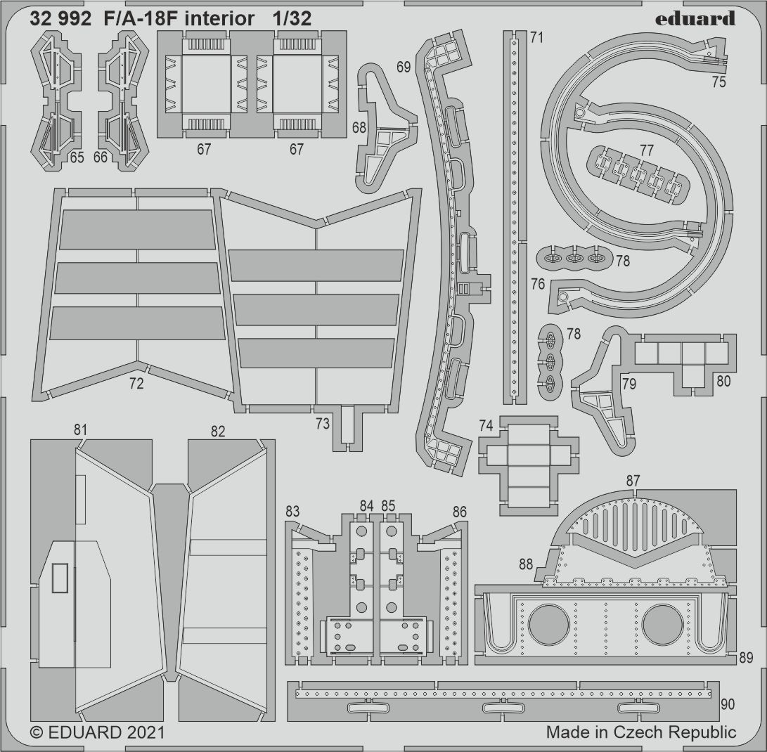 1:32 Boeing F/A-18F Super Hornet interior