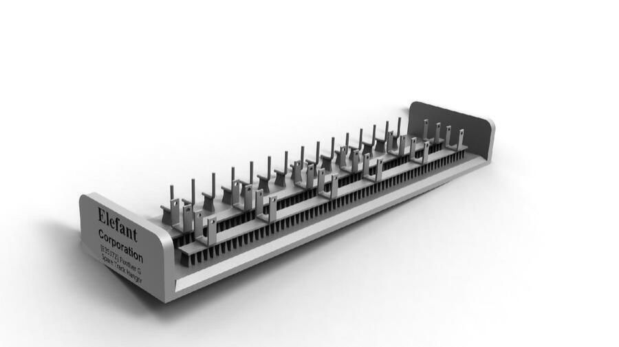 1:35 PANTHER G SPARE TRACK RACK, FOR ONE VEHICLE