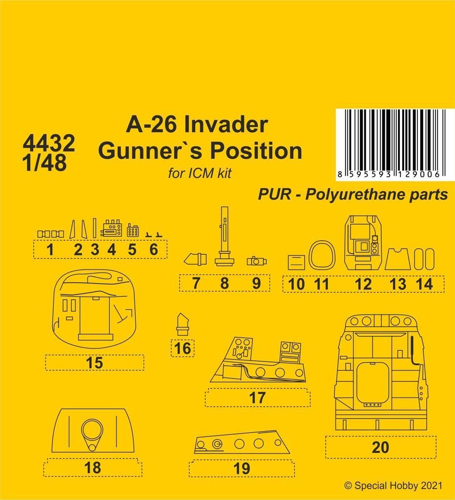 1:48 A-26 Invader Gunner`s Position