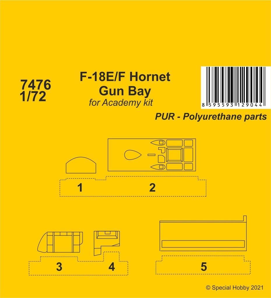 1:72 F-18E/F Hornet Gun Bay