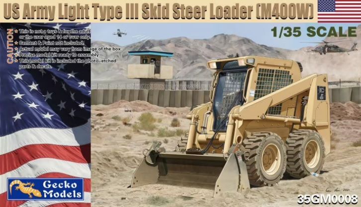1:35 US Army Light Type III Skid Steer Loader (M400W)