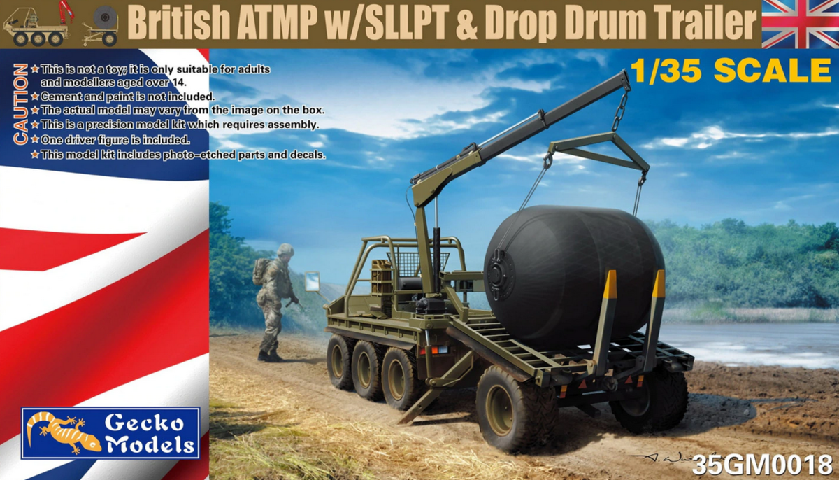 1:35 British ATMP w/SLLPT & Drop Drum Trailer