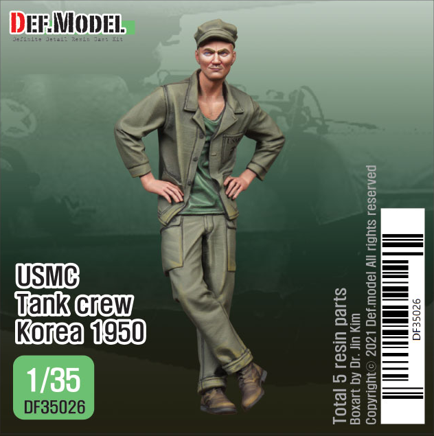 1:35 USMC Tank crew Korea 1950