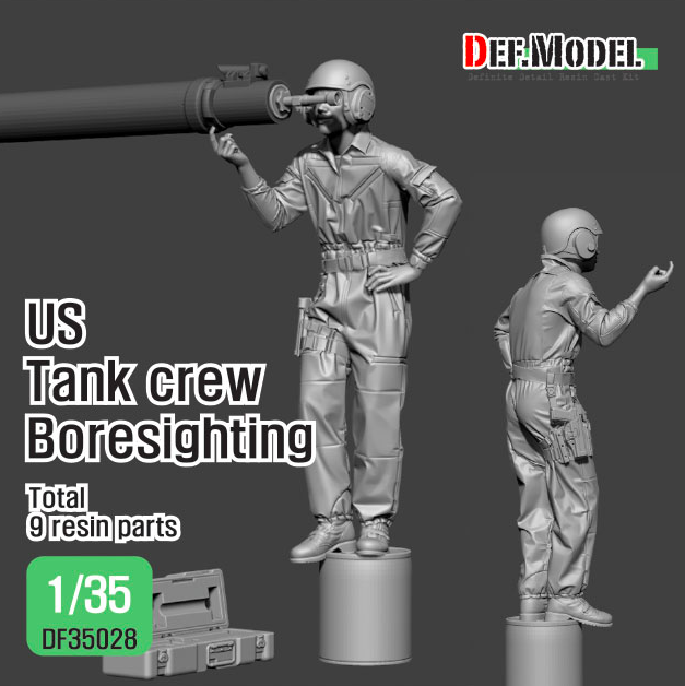 1:35 Modern US M1A2 Tankcrew boresighting 1