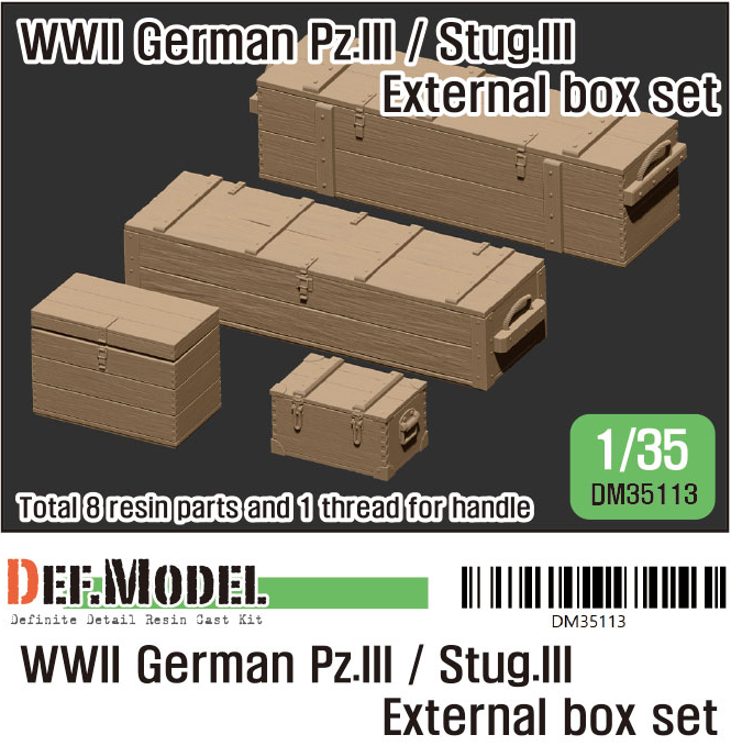 1:35 WWII German Pz.III / Stug.III External box set