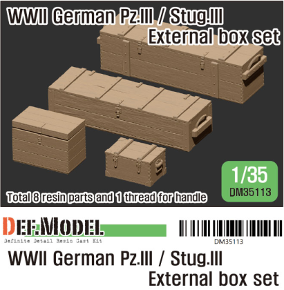 1:35 WWII German Pz.III / Stug.III External box set
