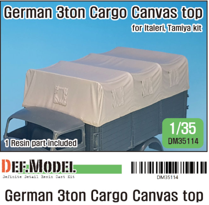 1:35 German 3ton Cargo truck Canvas top