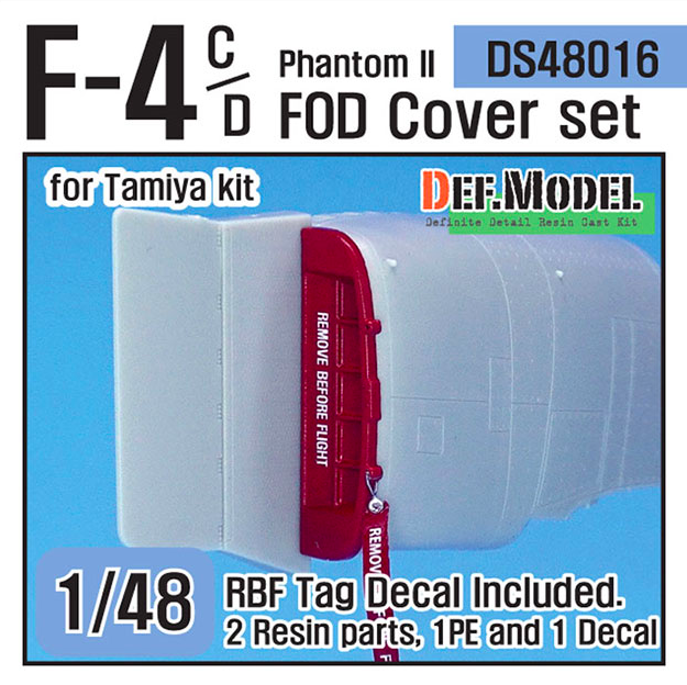 1:48 F-4C/ D Phantom II FOD Cover set