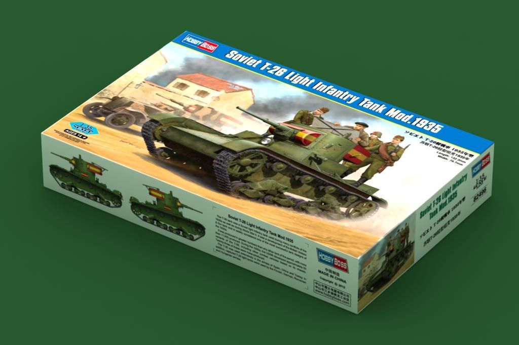1:35 Soviet T-26 light Infantry mod.1935