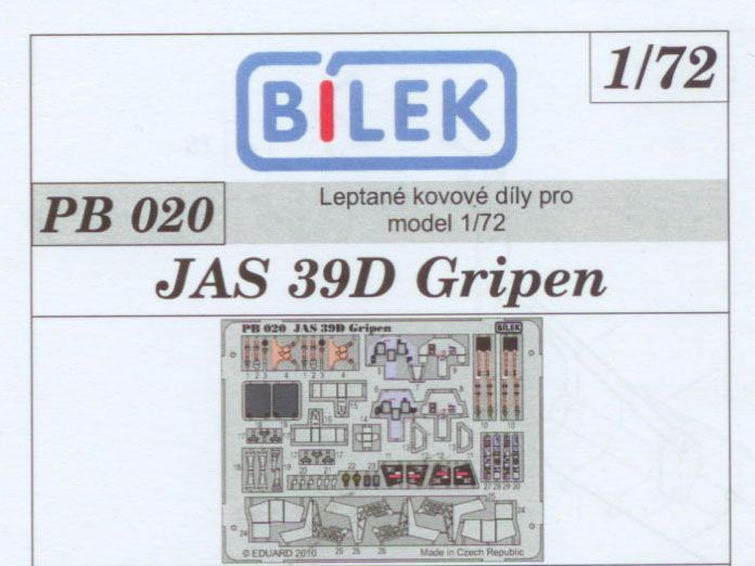 1:72 JAS 39 D