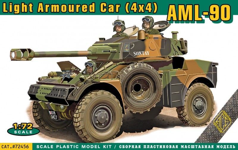 1:72 AML-90 Light Armoured Car (4x4)