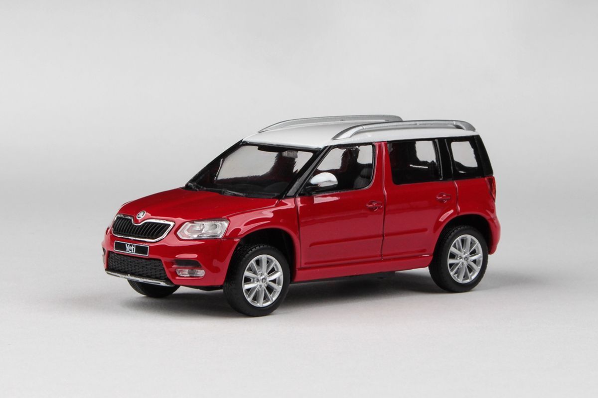 1:43 Škoda Yeti FL (2013) - Červená Corrida Uni