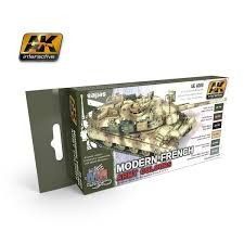 MODERN FRENCH ARMY COLOURS SET