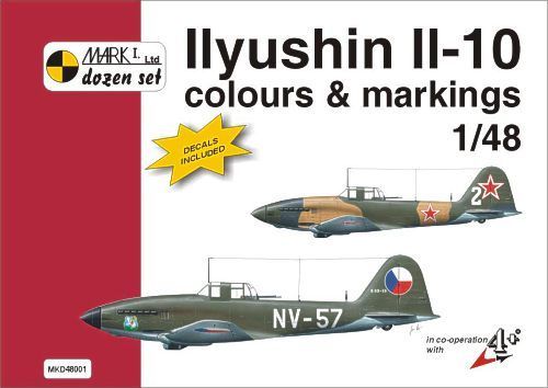 1:48 Ilyushin Il-10 Colour and markings and decals