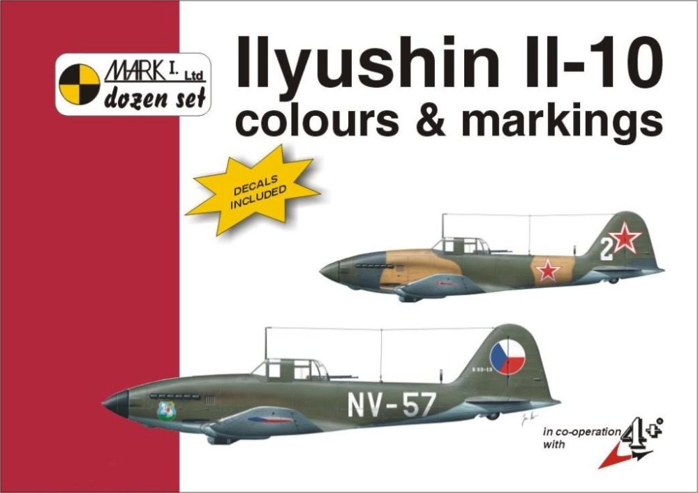 1:48 Ilyushin Il-10 Colour and markings and decals