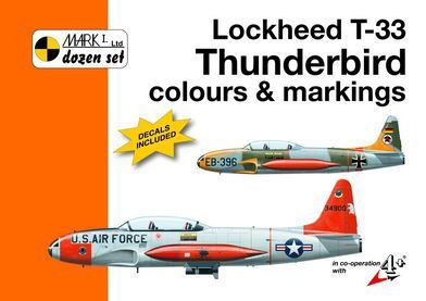 1:72 Lockheed T-33 Thunderbird colours and markings