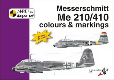 1:72 Messerschmitt Me-210/Messerschmitt Me-410B-2/U4 colours and markings