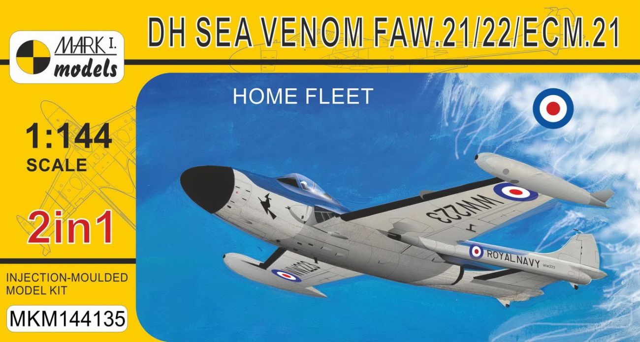 1:144 de Havilland Sea Venom FAW.21/22/ECM.21 'Home Fleet'