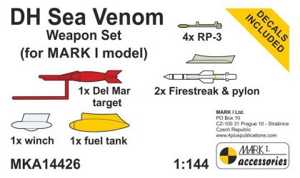 1:144 de Havilland Sea Venom Weapon Set