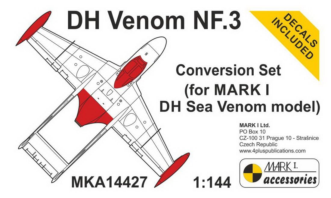 1:144 de Havilland Venom NF.3 Conversion Set