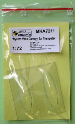 1:72 Wyvern S.4 vacu canopy