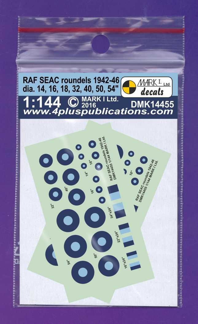 1:144 RAF SEAC roundels 1942-46