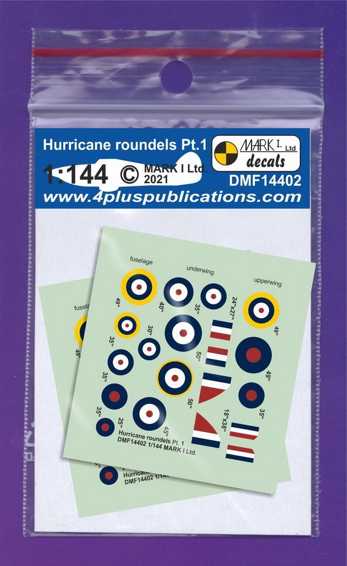 1:144 Hurricane roundels Part1