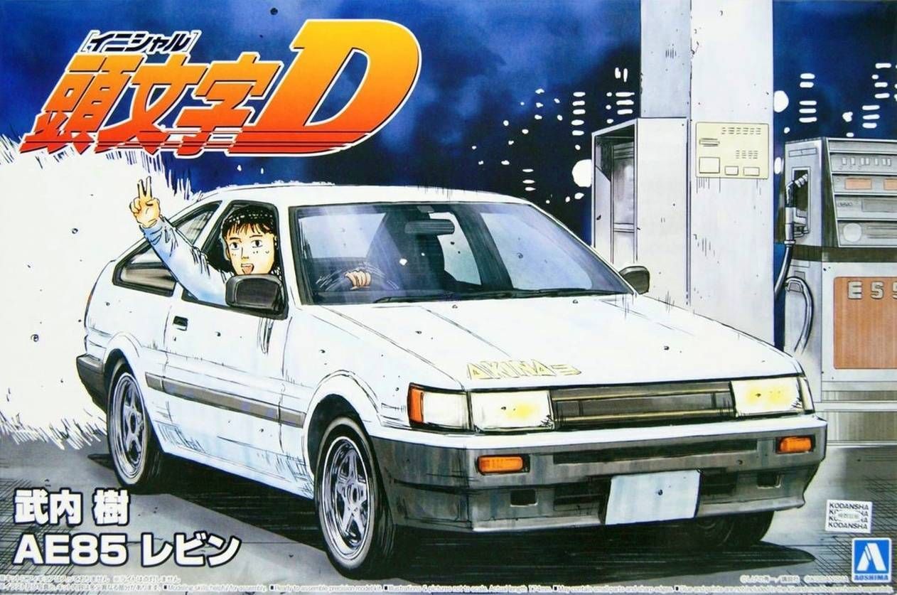 1:24 Initial D AE85 Levin Takeuchi Ver.