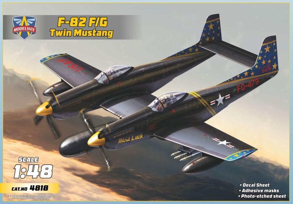 1:48 F-82F/G Twin Mustang (4 camo schemes)