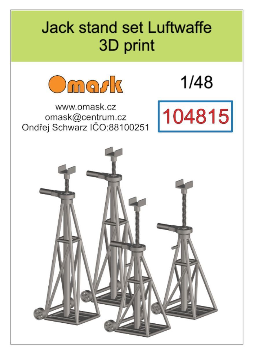 1:48 Jack stand set Luftwaffe 3D print