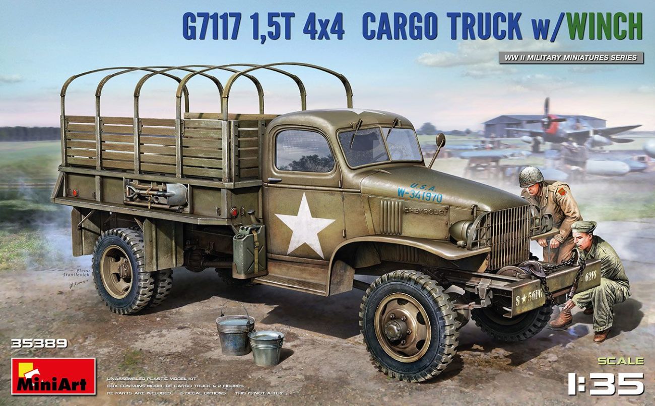 1:35 G7117 1,5T 4×4 CARGO TRUCK w/WINCH