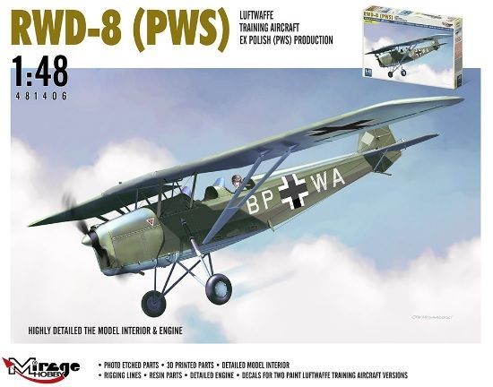 1:48 RWD-8 (PWS) Luftwaffe Training Aircraft