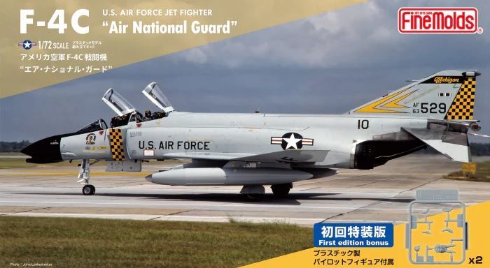 1:72 U.S. AIRFORCE F-4C Jet Fighter “Air National Guard”