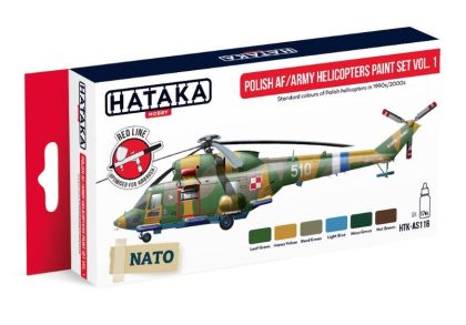 Polish AF/Army Helicopters vol.1 Paint Set