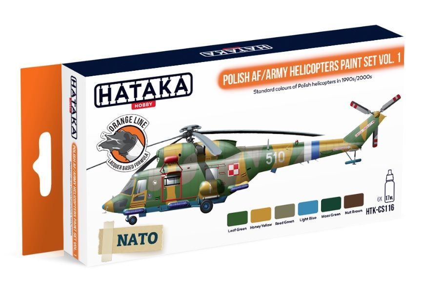 Polish AF/Army Helicopters vol.1 Paint Set