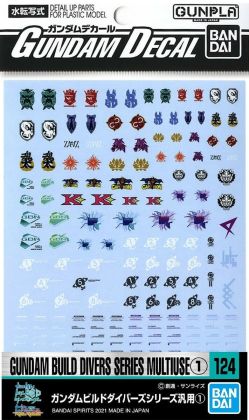 GUNDAM DECAL 124 MS GUNDAM BD SERIES MULTIUSE 1