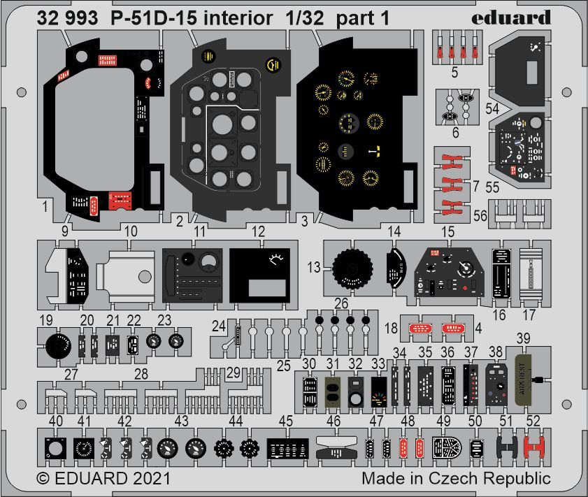 1:32 North-American P-51D-15 Mustang interior