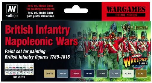 British Infantry Napoleonic Wars Paint Set