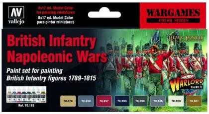 British Infantry Napoleonic Wars Paint Set